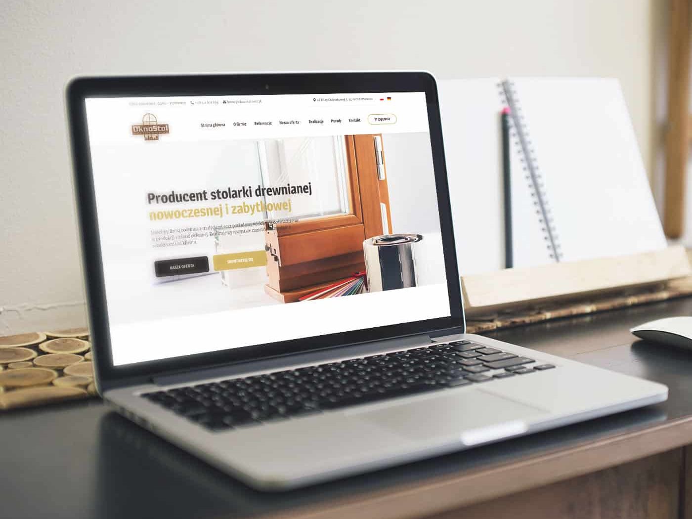 Strona internetowa - layout